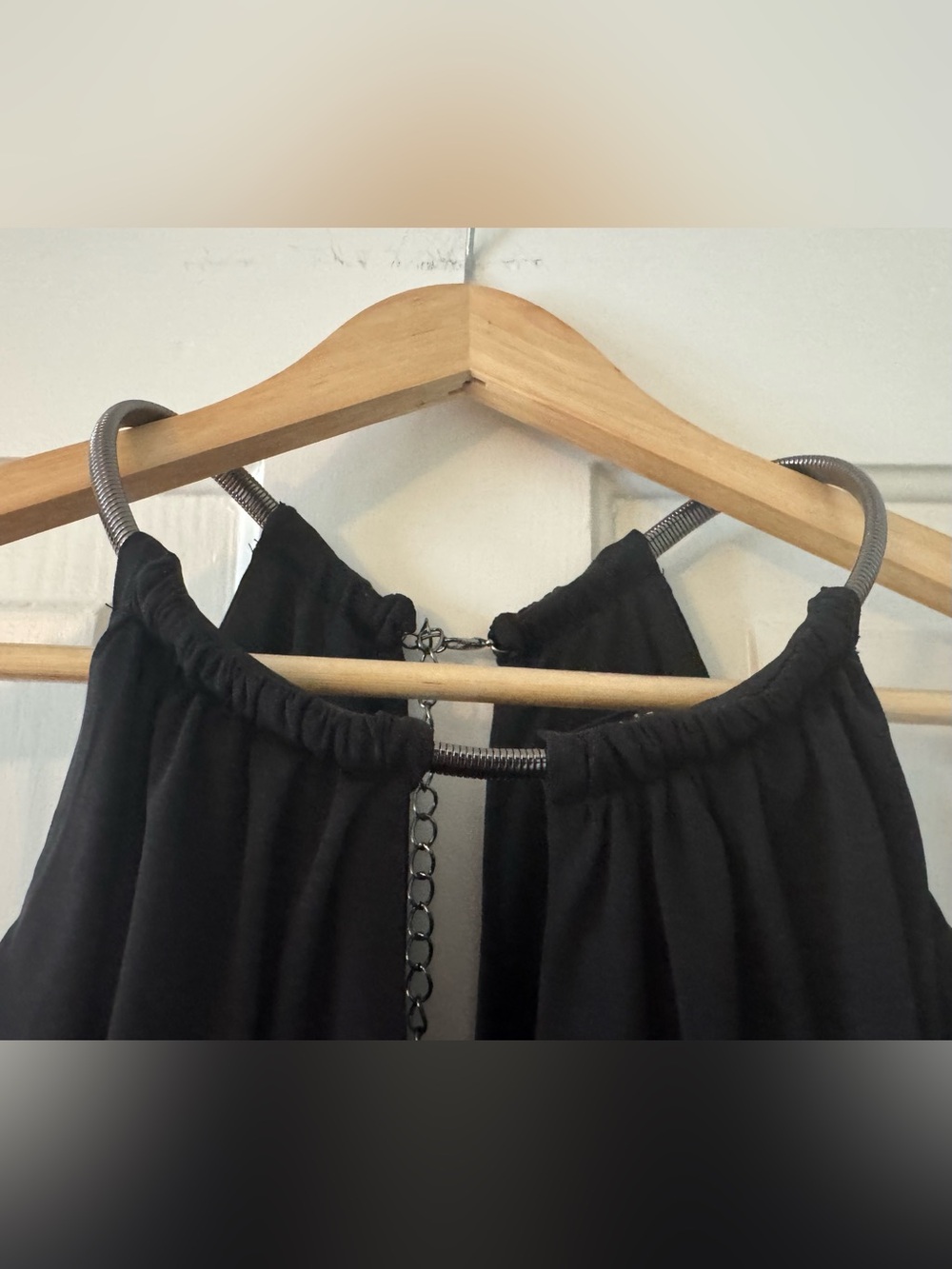 Pleated Ombre Maxi Dress in Teal and Black - Picture 2 of 8